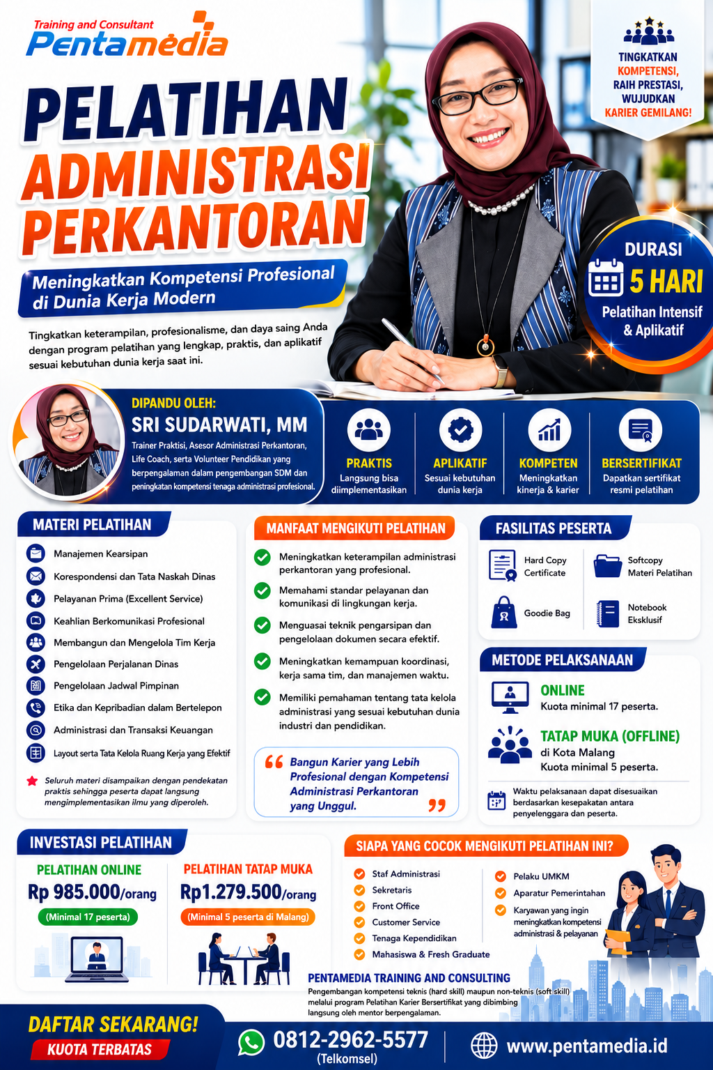 Pelatihan Administrasi Perkantoran Bersertifikat: Tingkatkan Kompetensi & Karier Profesional Anda